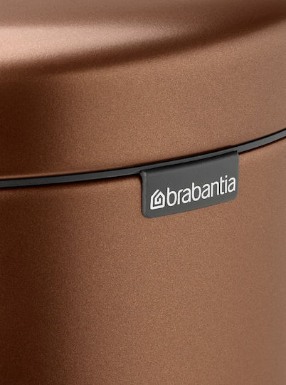 Brabantia Newicon Coș Metalic De Baie 5lt Bronz