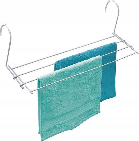 Wenko Hanging Metallic Clothes Drying Rack with Hanging Length 2.4m