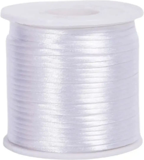 Satin Schnürsenkel Stoff F2mm 50 M Dunkelblau