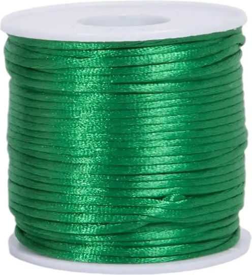 Satin Schnürsenkel Stoff F2mm 50 M Dunkelblau