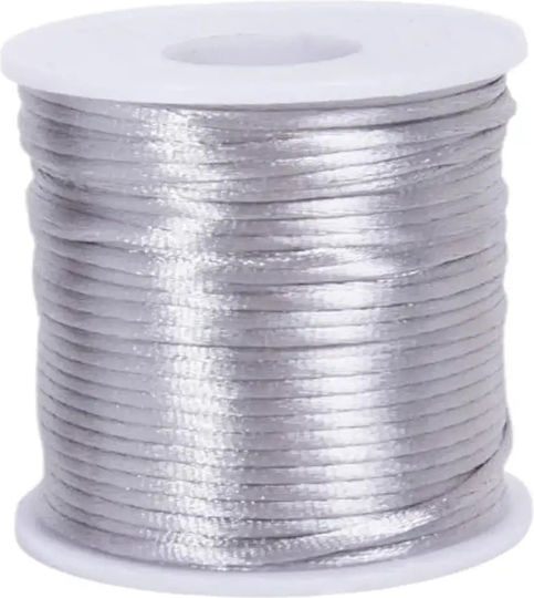 Schnürsenkel Satin Stoff F2mm 50 m Fuchsie
