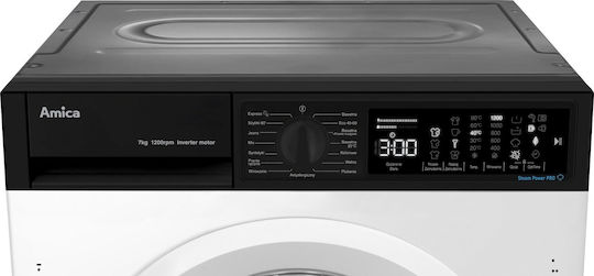 Amica Waschmaschine 7kg 1200 Umdrehungen Hinzufügen+ WABIC712ALiStO