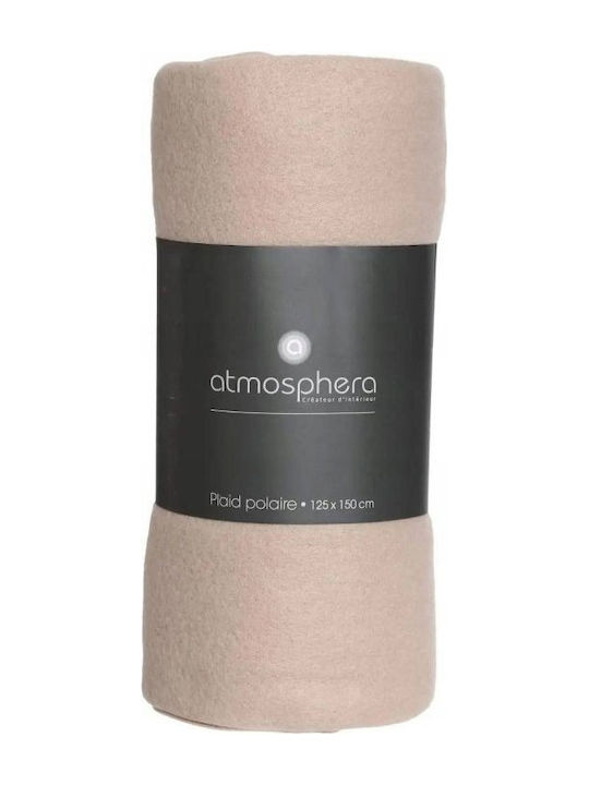 Atmosphera Pătură Fleece Pentru Canapea 125x150 cm Bej