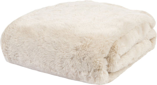 Pătură Leopard Kskhlg-031 150x200 Crem
