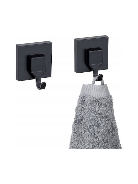 Wenko Άγκιστρο Μπάνιου Διπλό με Βίδες ​6x7cm Ασημί