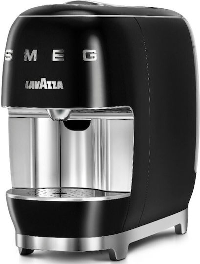 Smeg Καφετιέρα για Κάψουλες A Modo Mio Πίεσης 10bar Μαύρη