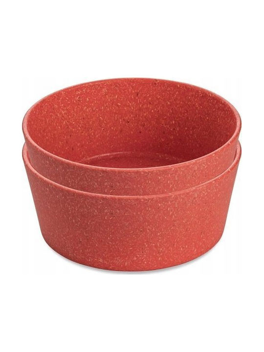 Koziol Serving Bowl Round Red 2pcs