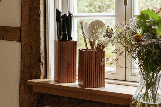 Wenko Tabletop Bamboo Base 11x18x18cm Brown