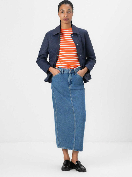 Tommy Hilfiger Women's Jacket for Spring/Autumn Blue Tommy Hilfiger Women's Jacket for Spring/Autumn Blue