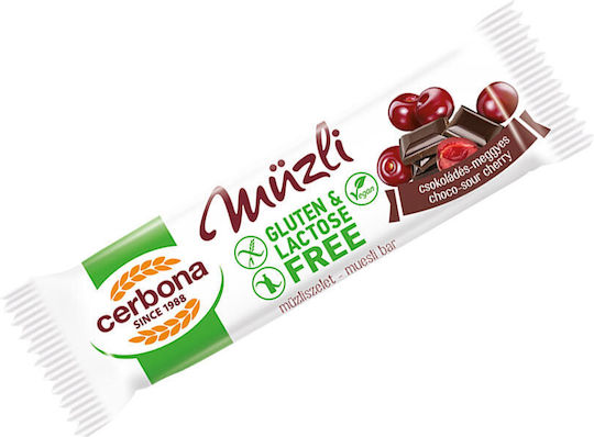 Cerbona Baton De Energie Cu Nuci Și Ciocolată 35gr
