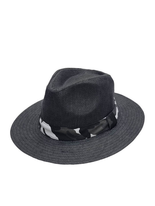 Pg Accessories Текстилно Мъжко Шапка Федора Сива
