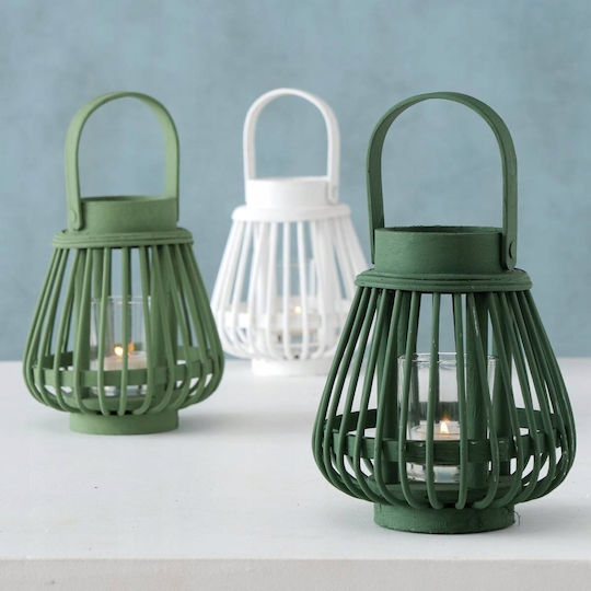 Boltze Bamboo Laterne Grüne