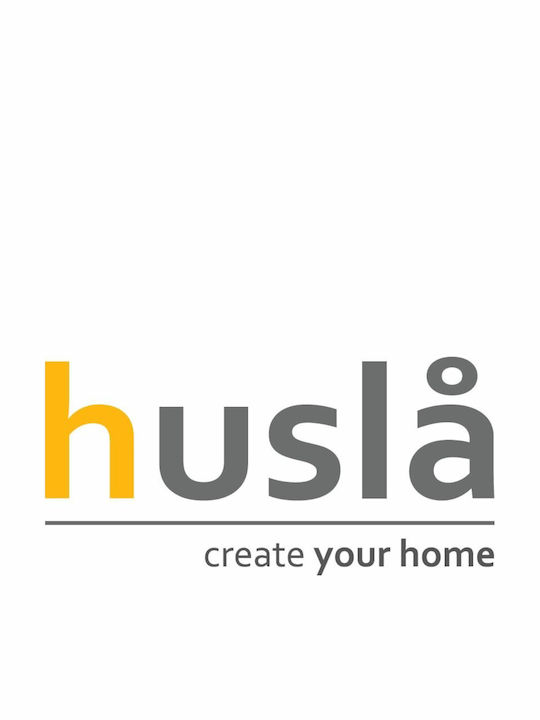 Husla Κεραμική Εταζέρα 2 Ορόφων Γκρι Ø26cm