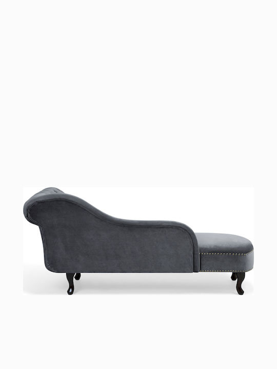 Nimes Modern Chesterfield Liegestuhl Samt Graues M134xP56cm