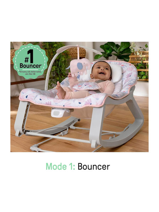 Ingenuity Elektrisch Baby Relax Keep Cozy mit Vibration Pink für Kind bis 18kg