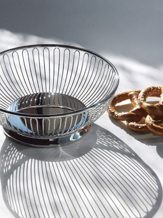 Alessi Fruit Bowl Inox Black 24x24cm