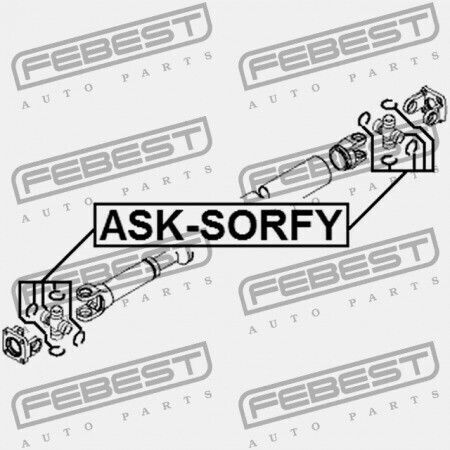 Febest Transmission Shafts for Kia Sorento