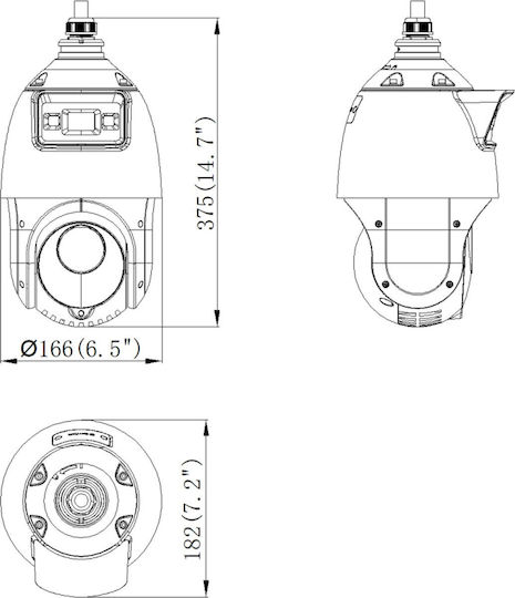 Hikvision DS-2SE4C425MWG-E(14F0) IP Камера за наблюдение Водоустойчива с Обектив 2.8мм
