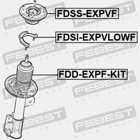 Febest Ελατήριο για Ford Explorer 2011-2013