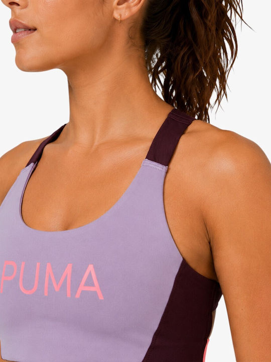 Eversculpt Дамско Спортно Бюстие Plum с Подплата