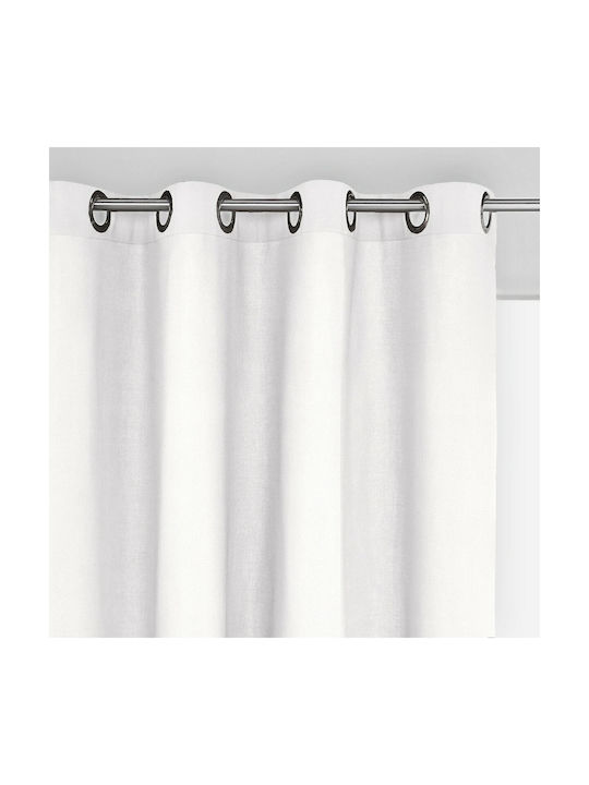 La Redoute Interieurs Vorhang mit Grommet Weiß 324054701_10465_26 135x220cm