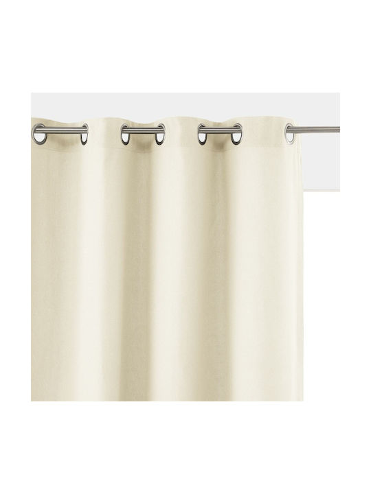 La Redoute Interieurs Vorhang mit Grommet Beige 350099436_3087_15 140x180cm