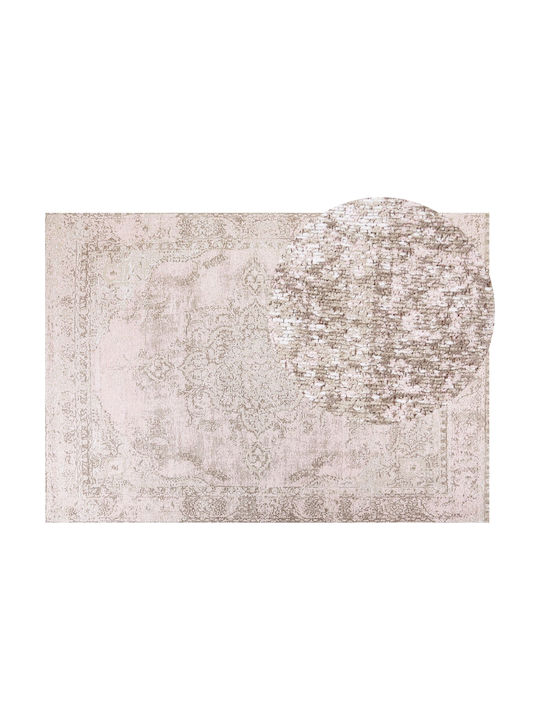Beliani Baumwollteppich 160x230cm Rosa