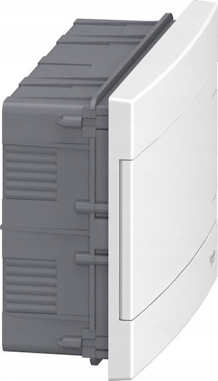 Modular Switchgear 1x12 Flush Mounted IP40 Easy9 EZ9EU-1-12-PT-P Door White EZ9EUB112
