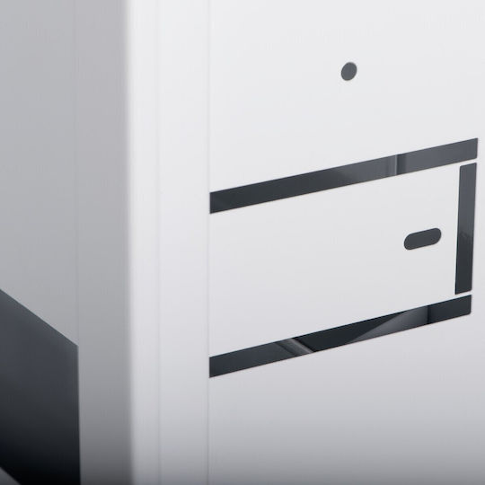 Modular Switchgear 4x12 Flush Mounted IP30 N+PE I Class Metal Door White KP-DB-I-MF-412 White 35682