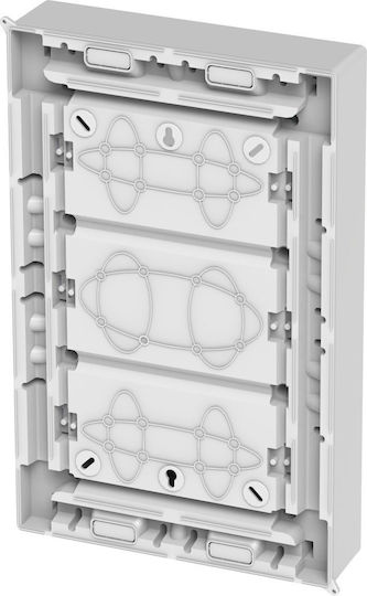 Eurolamp Wall mounted 12-Elements Fuse Box with 3 Rows W354xH560xD107mm