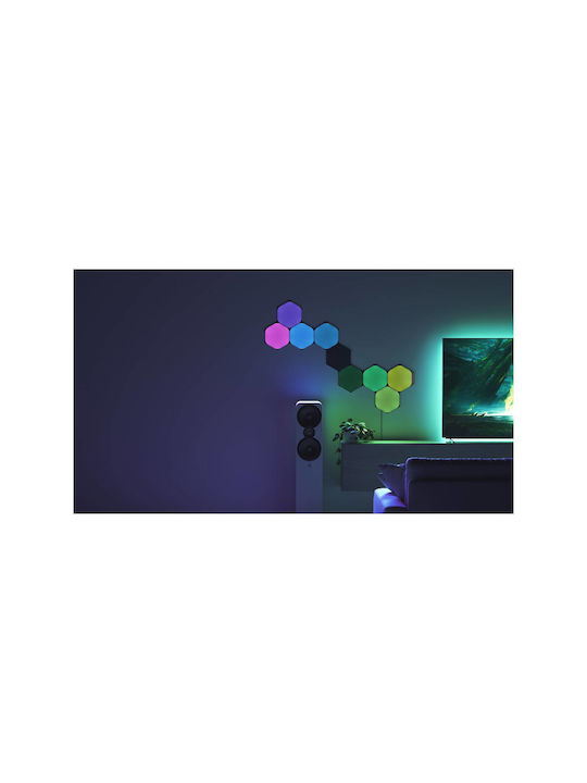 Nanoleaf Διακοσμητικό Φωτιστικό Shapes LED RGBW 9τμχ 20εκ.