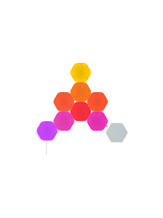 Nanoleaf Διακοσμητικό Φωτιστικό Shapes LED RGBW 9τμχ 20εκ.