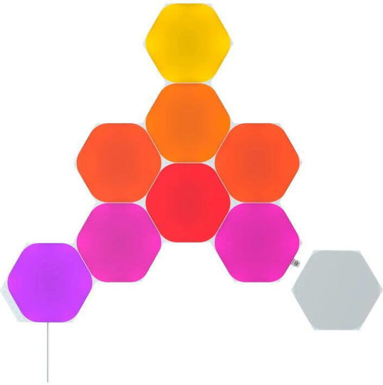 Nanoleaf Smart Dekoratives Tischlampen Shapes LED RGBW 9Stück 20cm