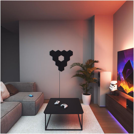 Nanoleaf Smart Dekoratives Tischlampen Shapes LED RGBW 9Stück 20cm