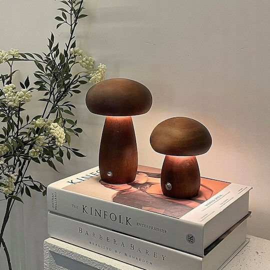 Decorative Lamp Mushroom Beige