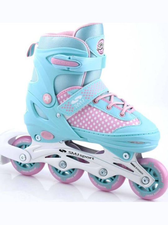 SMJ Sport 2in1 Inline Einstellbare Rollers Grüne Kinderräder