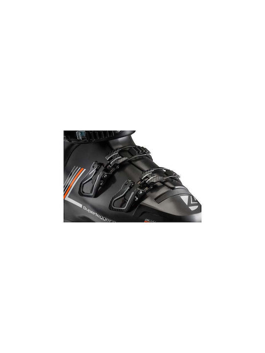 Lange Kinder Ski-Stiefel Schwarz