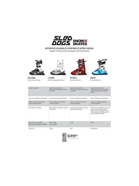 Pegas Men's Ski Boots Blue-White