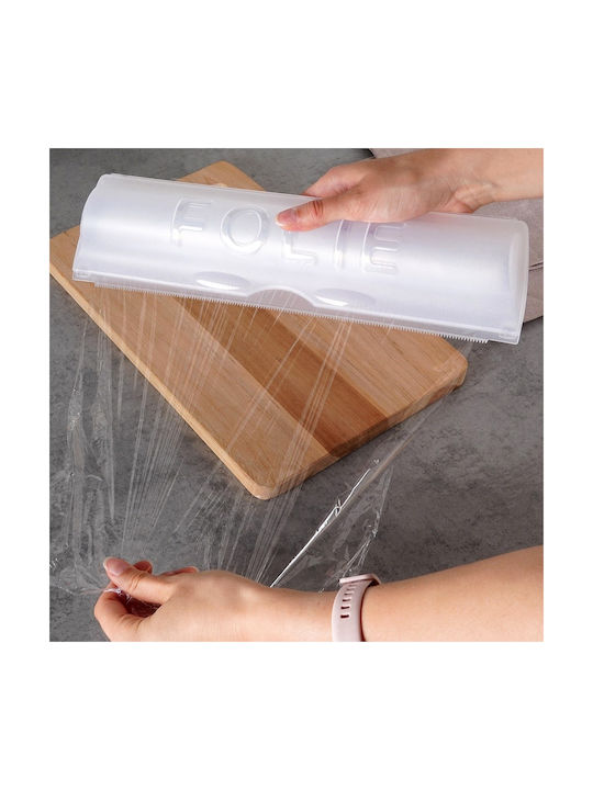 Excellent Houseware Distribuitor de role din plastic transparent 32x8.5x5cm