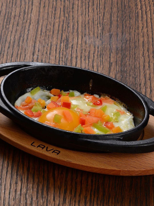 Lava Saganaki Cast Iron with Enamel Coating 10cm