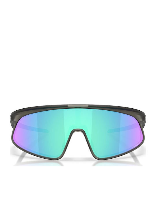 Oakley Prizm Sapphire Unisex Sonnenbrillen mit Grauem Rahmen und Grauen Gläsern OO9524-04