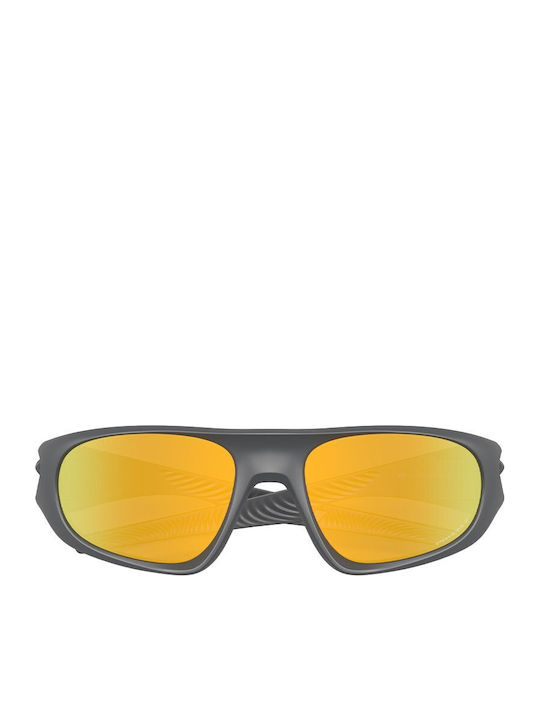 Oakley Prizm Унисекс Слънчеви очила с Черна Рамка и Оранжеви Поляризирани Стъкла OO9528-06