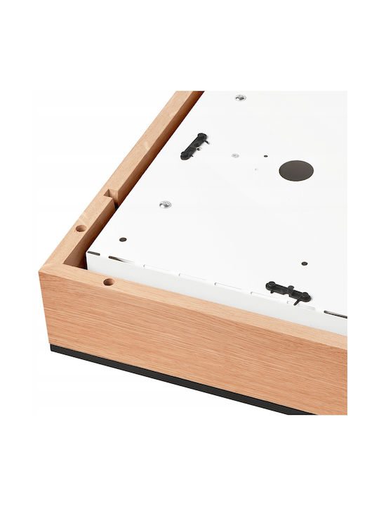 Lamkur Deckenleuchte 39cm Braun mit Fassung E27
