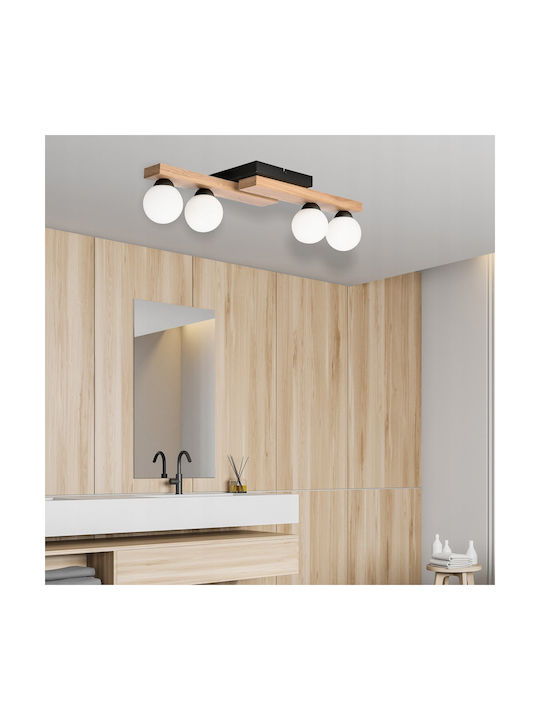 Lamkur Deckenleuchte Braun mit Fassung G9