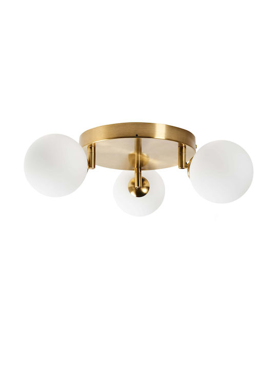 Beliani Deckenleuchte Bronze