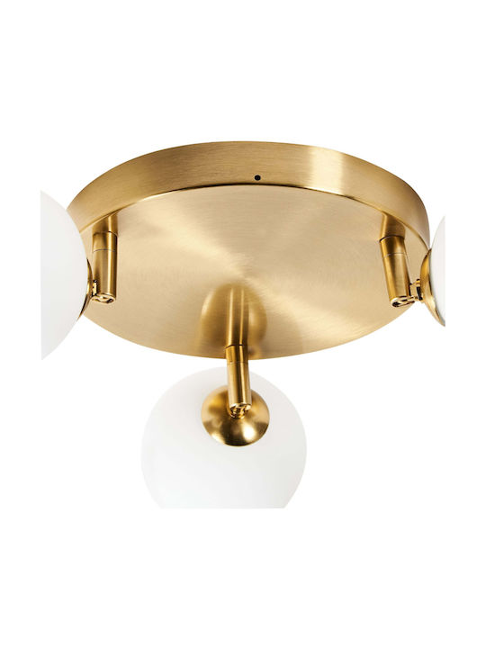 Beliani Deckenleuchte Bronze