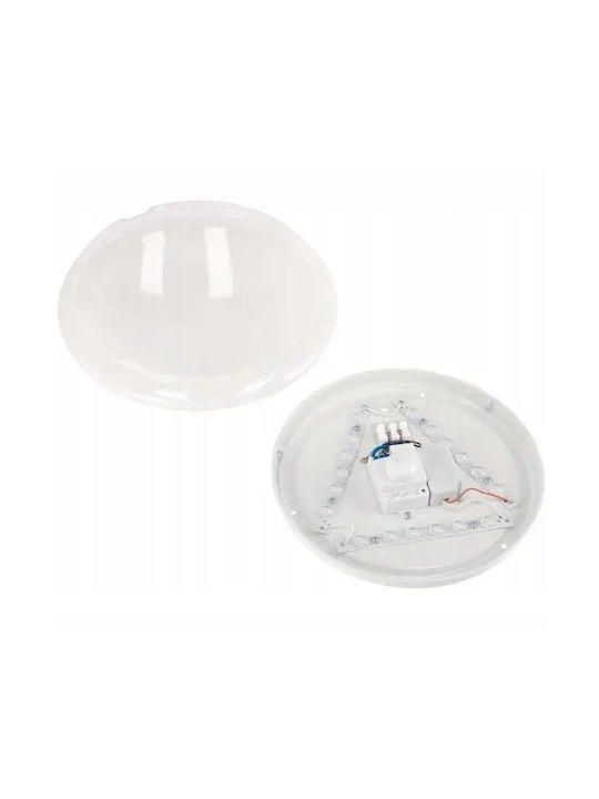 Eco Light Deckenleuchte 24cm Weiß mit Integrierter LED