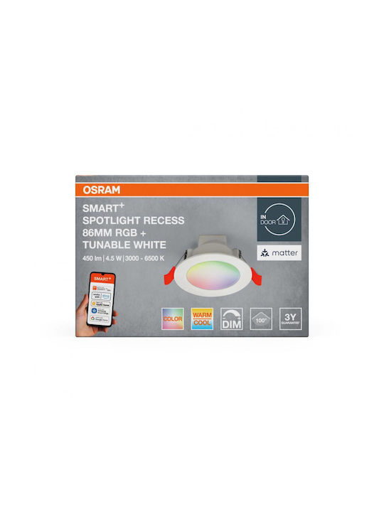 Osram Plafonieră de Tavan 8.6buc Albă cu LED Integrat