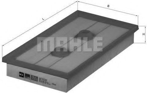 Mahle Original Auto Luftfilter LX 1643