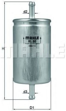 Mahle Original Benzinfilter Kl 60